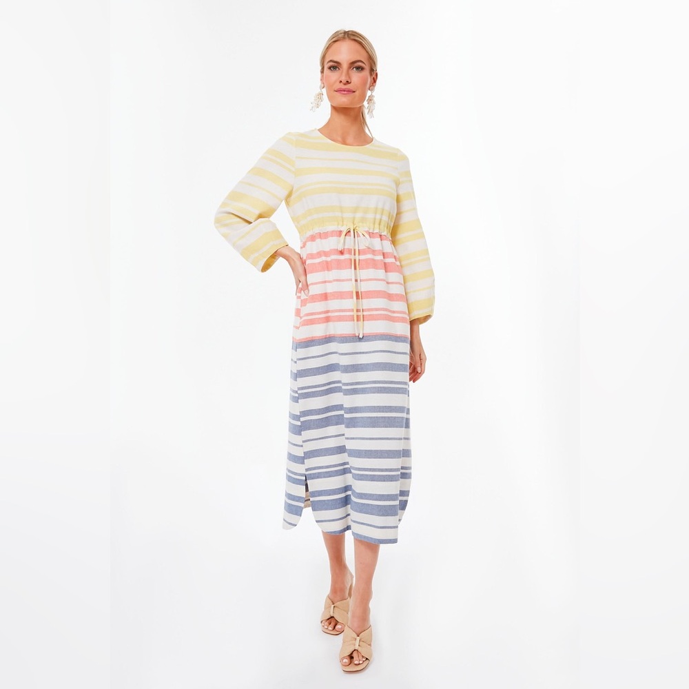 NWOT Tuckernuck Pomander Place Sunset Stripe Cleo Dress